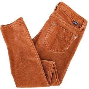 Patagonia Corduroy Low-Rise Pants in Orange Brown | Women's 25 | MINOR FLAWS